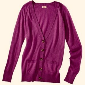 Purple Cardigan